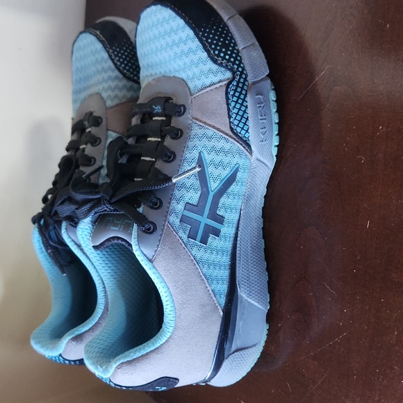 Kuru Quamtum Womens Gray Glacial Blue Shoes Size 7.5 - Picture 2 of 13